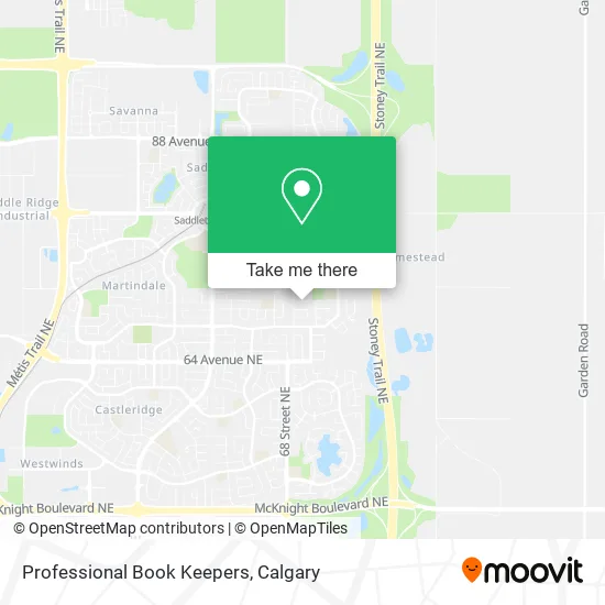 Professional Book Keepers map