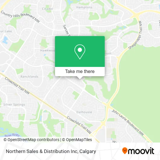 Northern Sales & Distribution Inc map