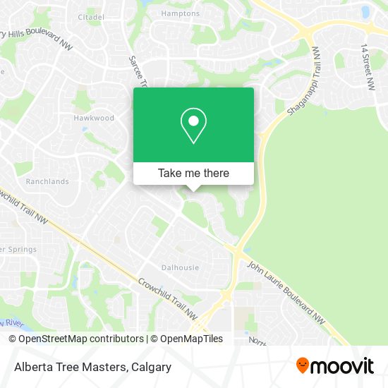 Alberta Tree Masters map