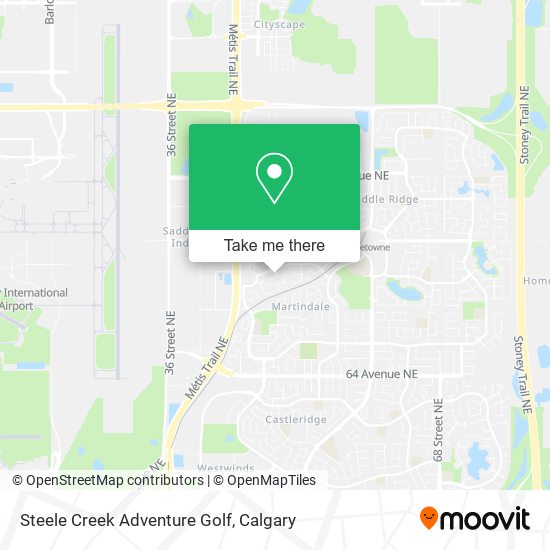 Steele Creek Adventure Golf map