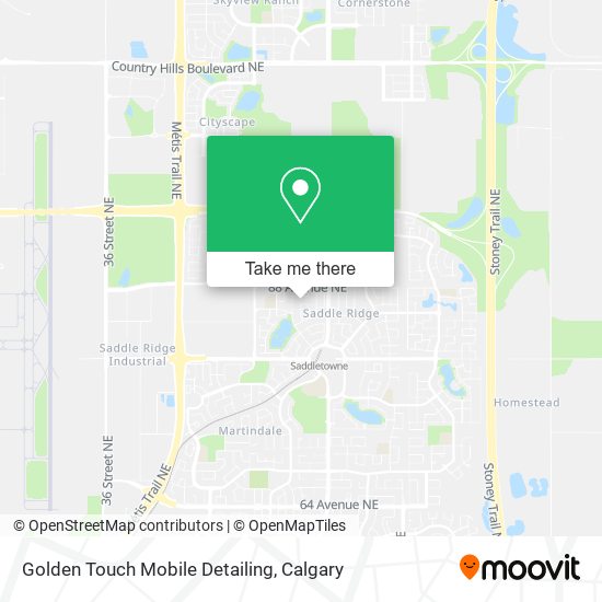 Golden Touch Mobile Detailing map
