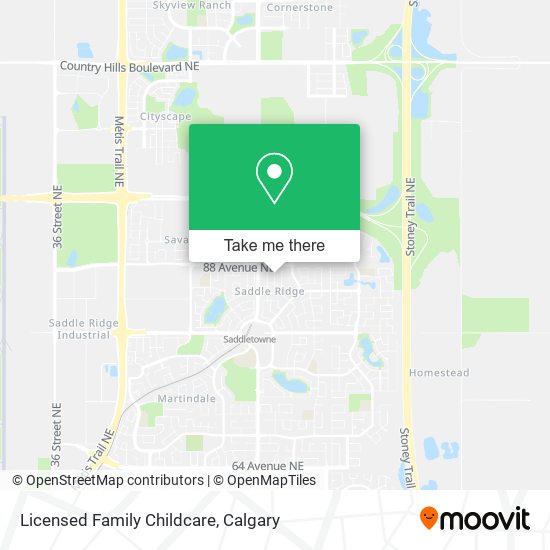 Licensed Family Childcare map