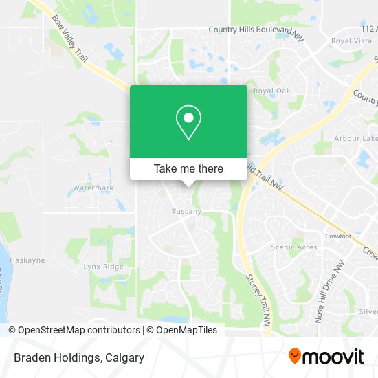 Braden Holdings map