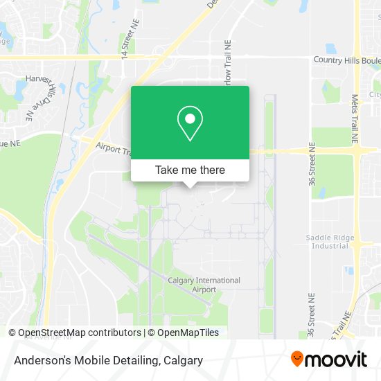 Anderson's Mobile Detailing map