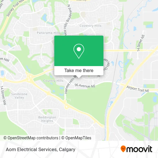 Aom Electrical Services map