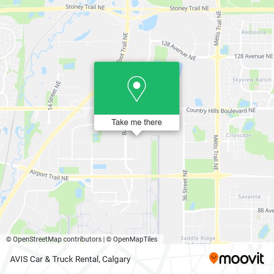 AVIS Car & Truck Rental map