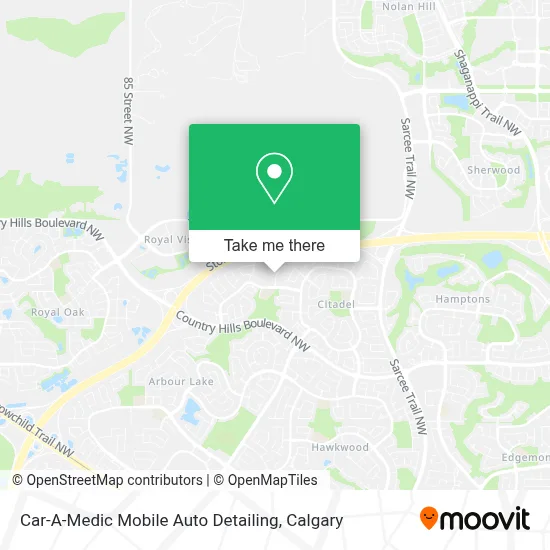 Car-A-Medic Mobile Auto Detailing map