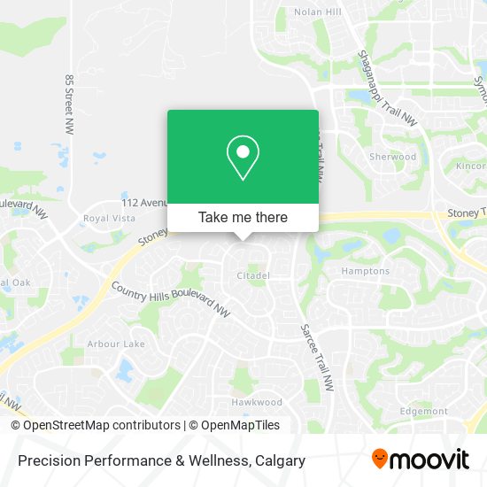 Precision Performance & Wellness map