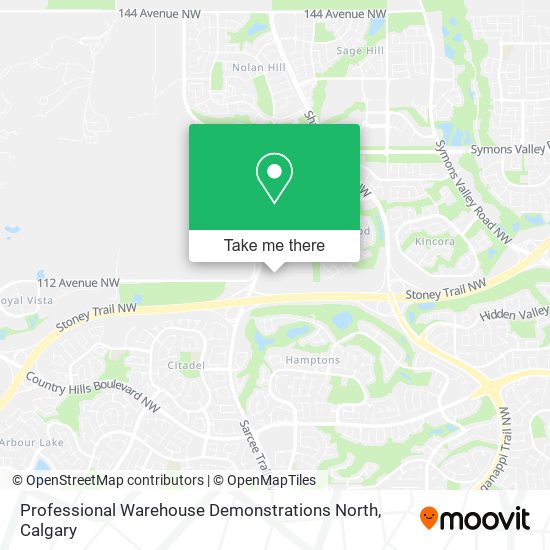 Professional Warehouse Demonstrations North plan