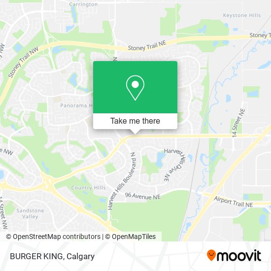 BURGER KING map