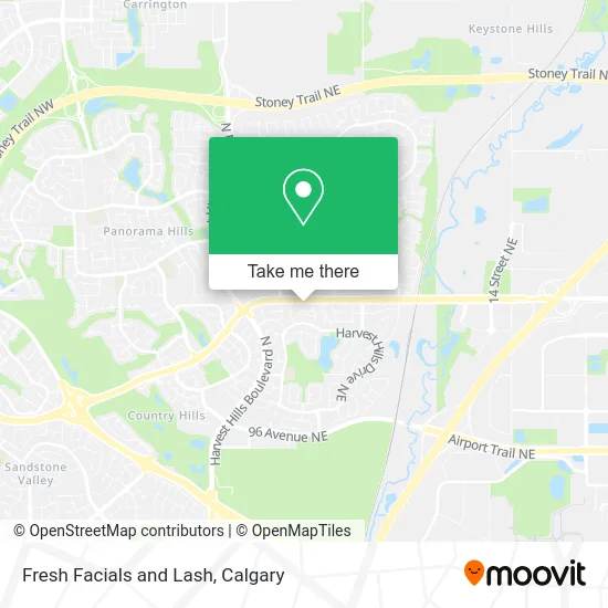 Fresh Facials and Lash map