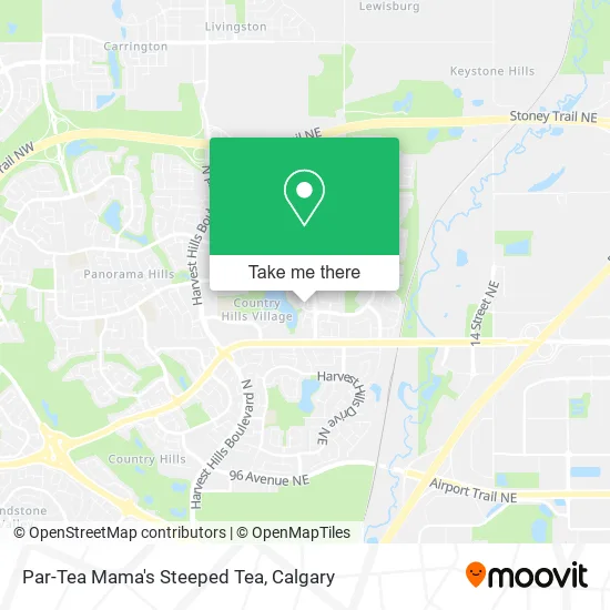 Par-Tea Mama's Steeped Tea map