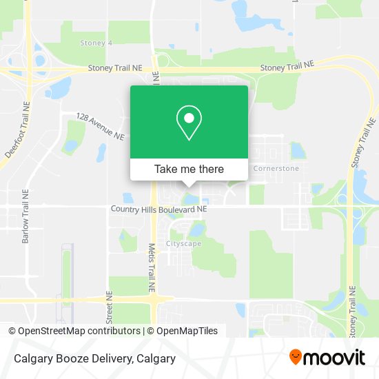 Calgary Booze Delivery map