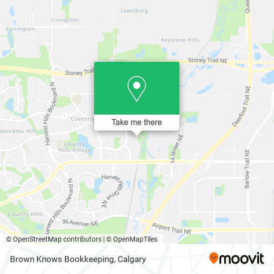 Brown Knows Bookkeeping map