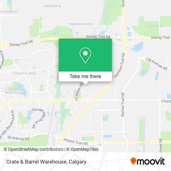 Crate & Barrel Warehouse plan