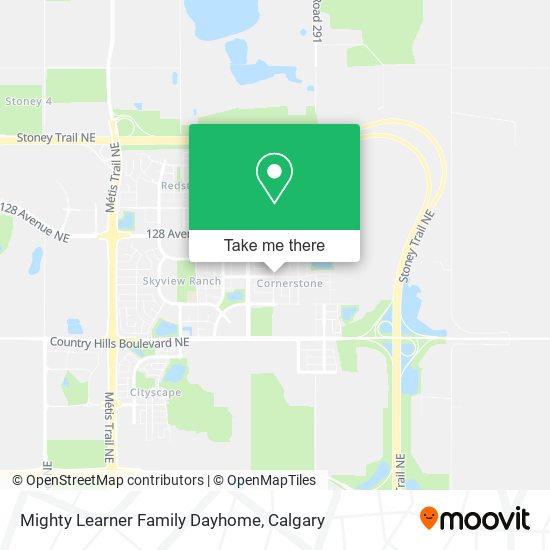 Mighty Learner Family Dayhome map