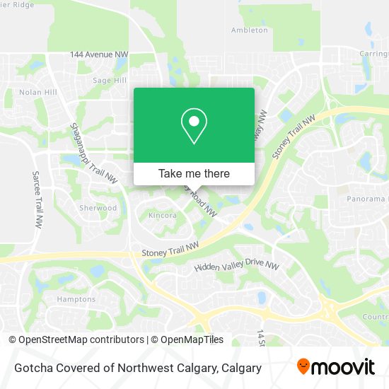 Gotcha Covered of Northwest Calgary plan