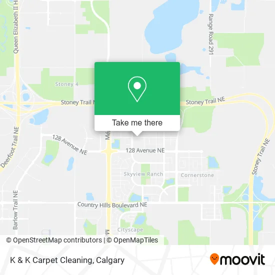 K & K Carpet Cleaning map