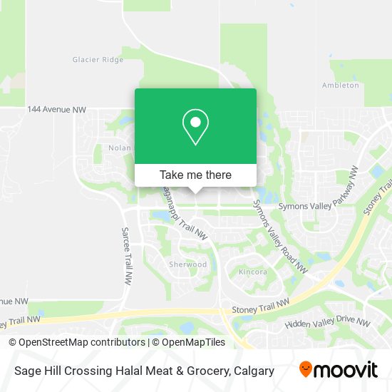 Sage Hill Crossing Halal Meat & Grocery plan