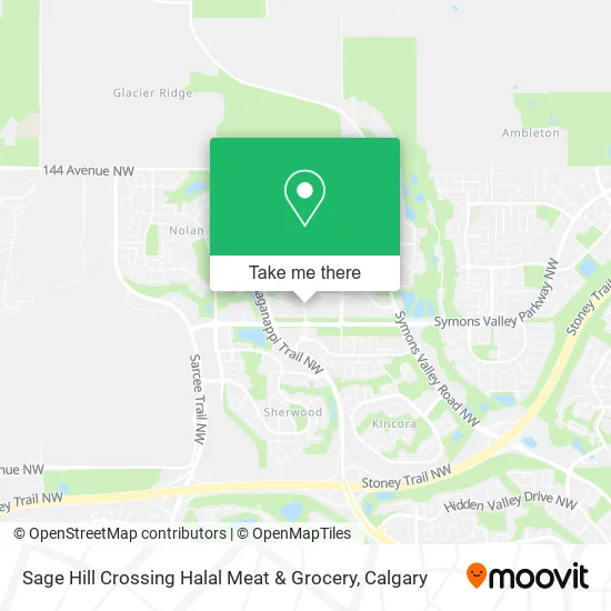 Sage Hill Crossing Halal Meat & Grocery map