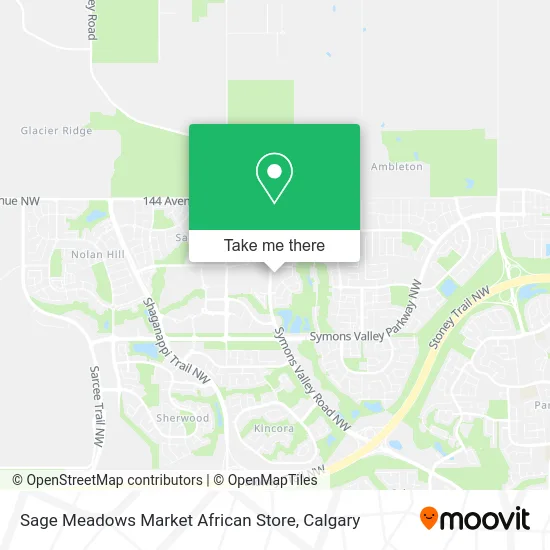 Sage Meadows Market African Store map