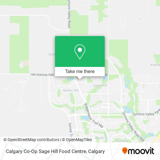 Calgary Co-Op Sage Hill Food Centre map