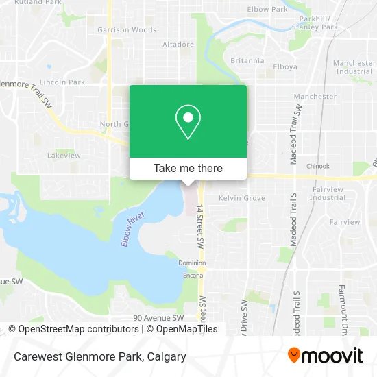 Map of glenmore park