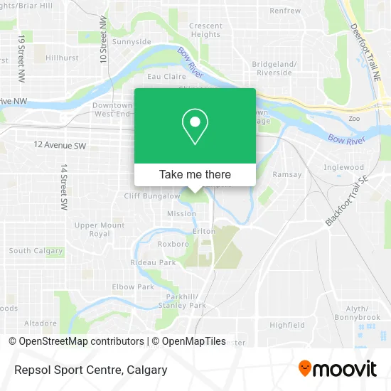 Repsol Sport Centre map
