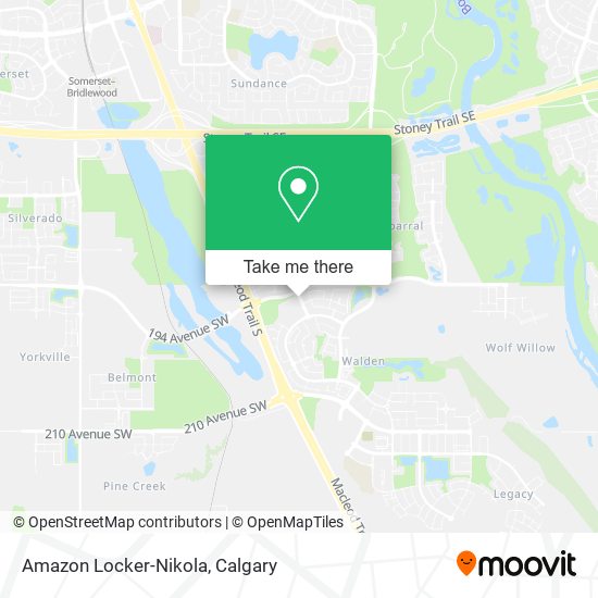 Amazon Locker-Nikola map