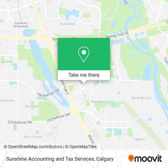 Sunshine Accounting and Tax Services map