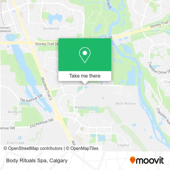 Body Rituals Spa map