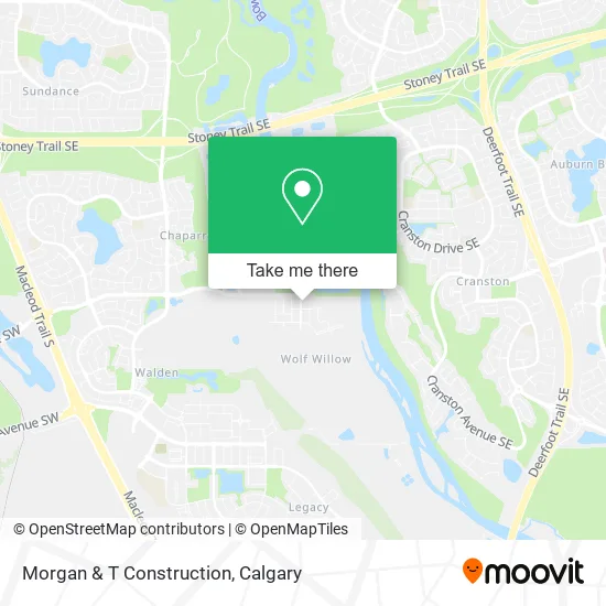 Morgan & T Construction map