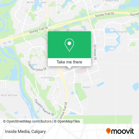 Inside Media map