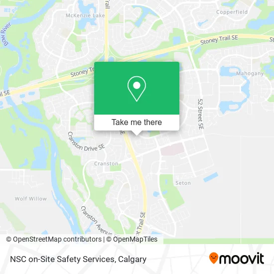 NSC on-Site Safety Services map