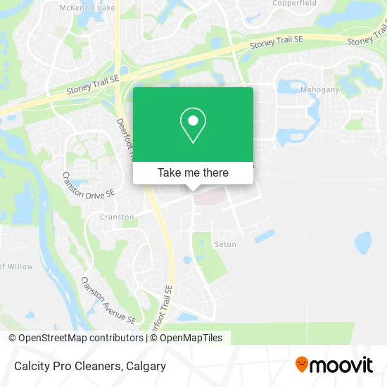 Calcity Pro Cleaners map