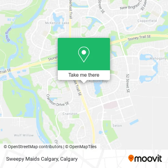 Sweepy Maids Calgary map