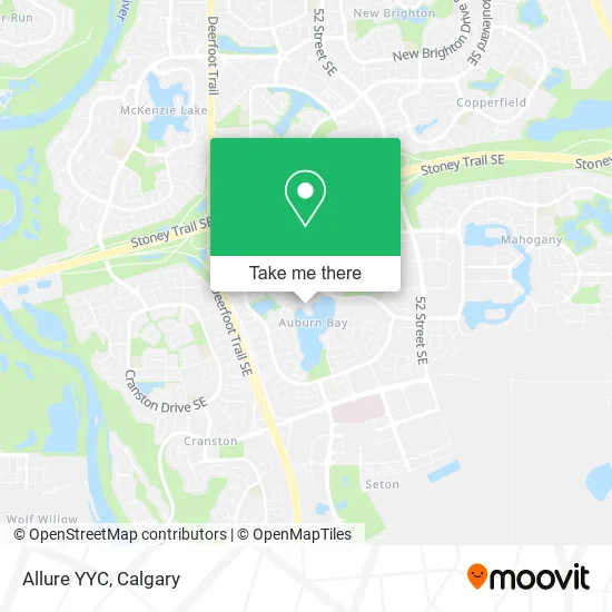 Allure YYC map