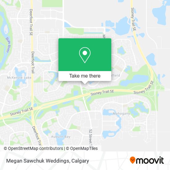 Megan Sawchuk Weddings map