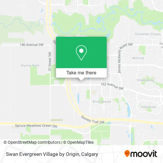 Swan Evergreen Village by Origin map