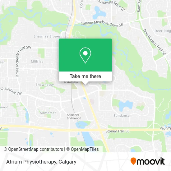 Atrium Physiotherapy map