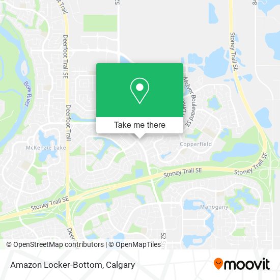 Amazon Locker-Bottom map