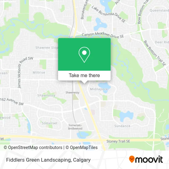 Fiddlers Green Landscaping map