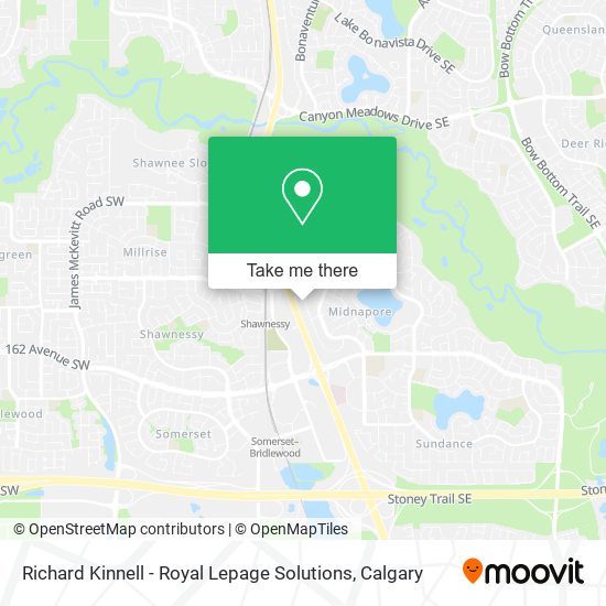 Richard Kinnell - Royal Lepage Solutions map