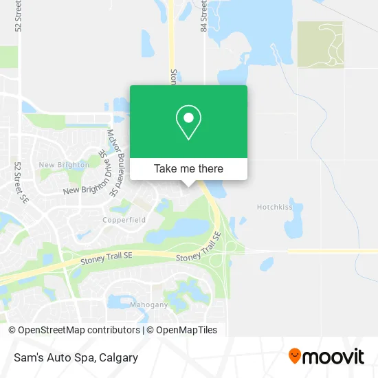 Sam's Auto Spa map