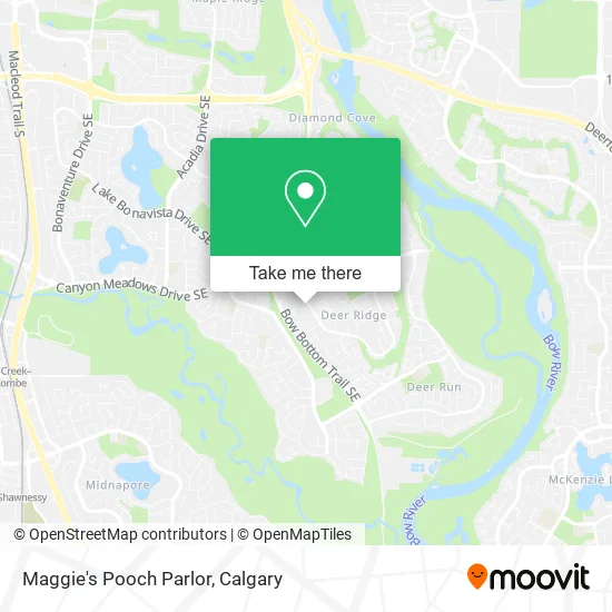 Maggie's Pooch Parlor map