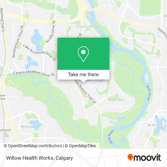 Willow Health Works map
