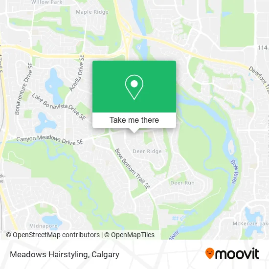 Meadows Hairstyling map