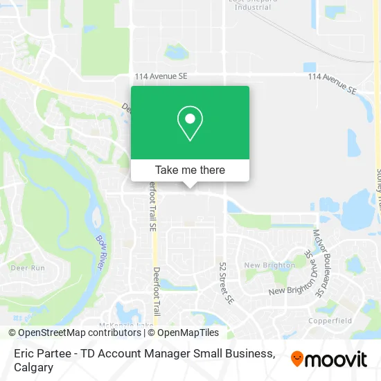 Eric Partee - TD Account Manager Small Business map