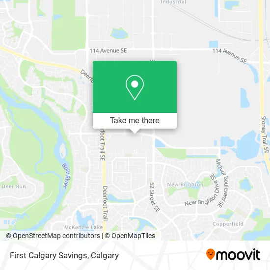 First Calgary Savings map