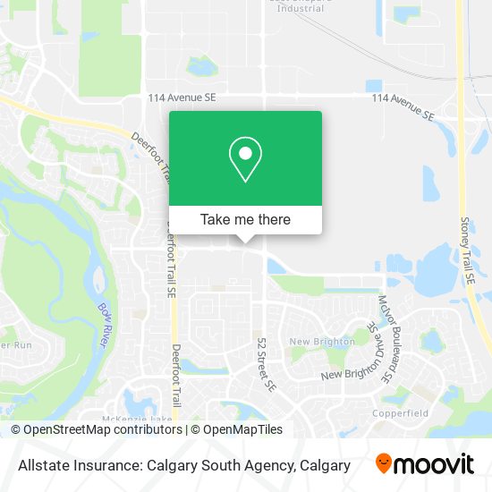 Allstate Insurance: Calgary South Agency map